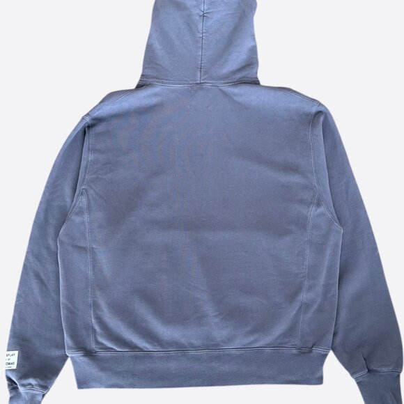 Gallery Dept Navy & White Property Logo Hoodie - Picture 2 of 5